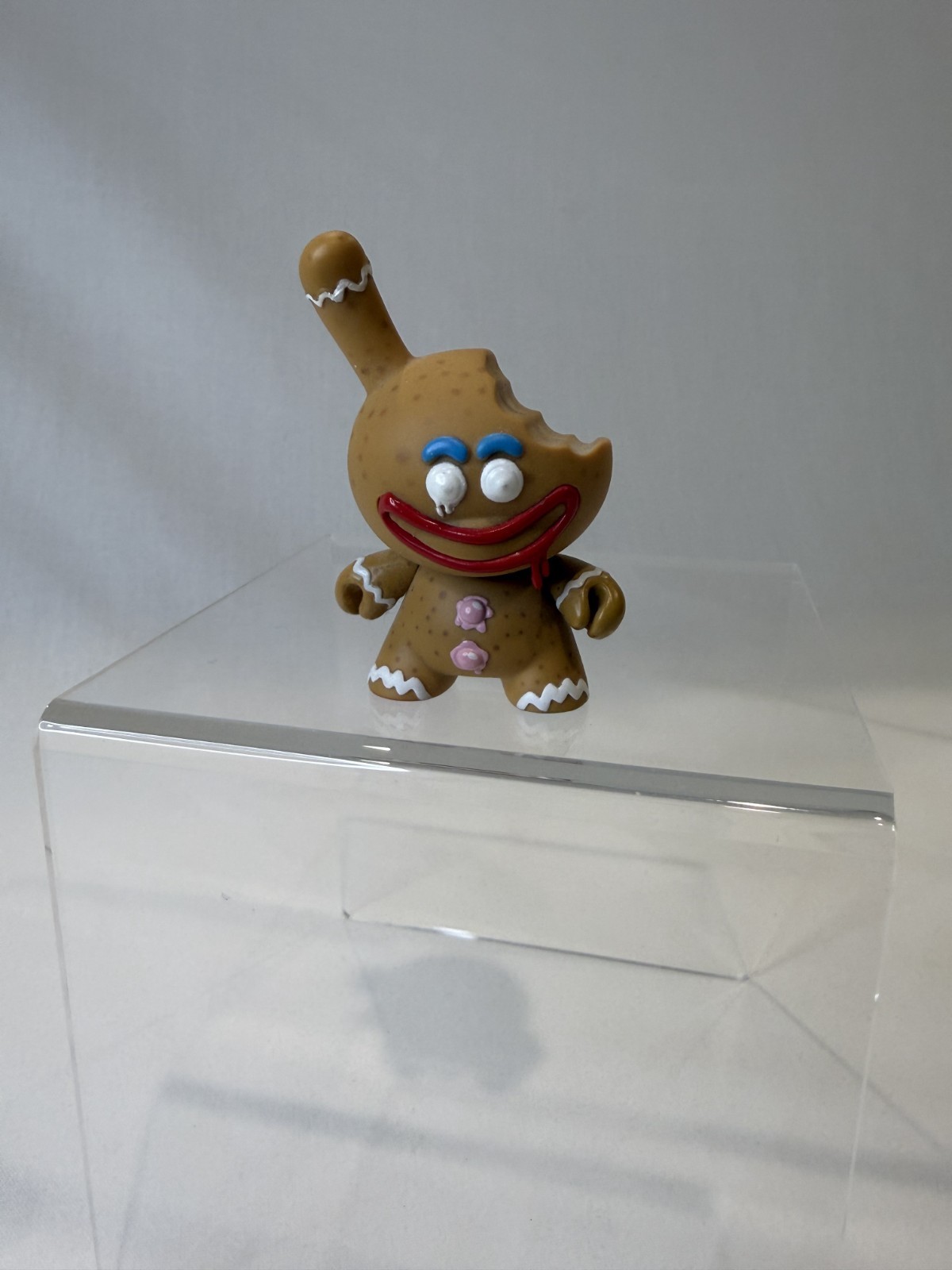 Kidrobot – Kronk Gingerman Dunny, Set of 2 – Normal & Bitten Chase Version RARE!