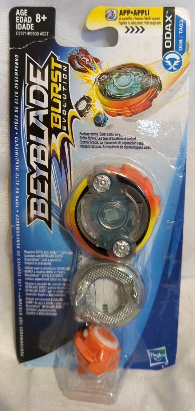 Hasbro Beyblade Burst Odax Attack type Energy Layer + Forge Disc + Tip – READ