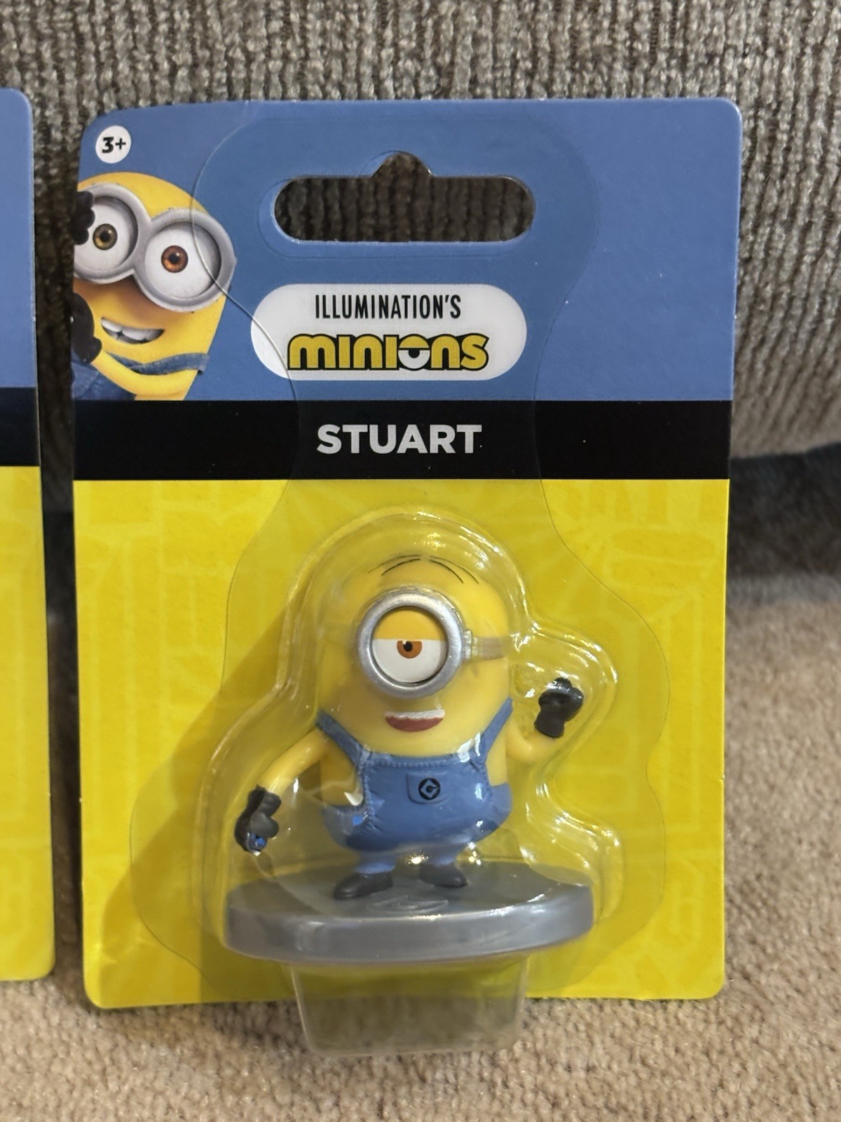 Illumination Minions Mini Figures Set of 3 (Kevin, Stuart, Bob) Factory Sealed