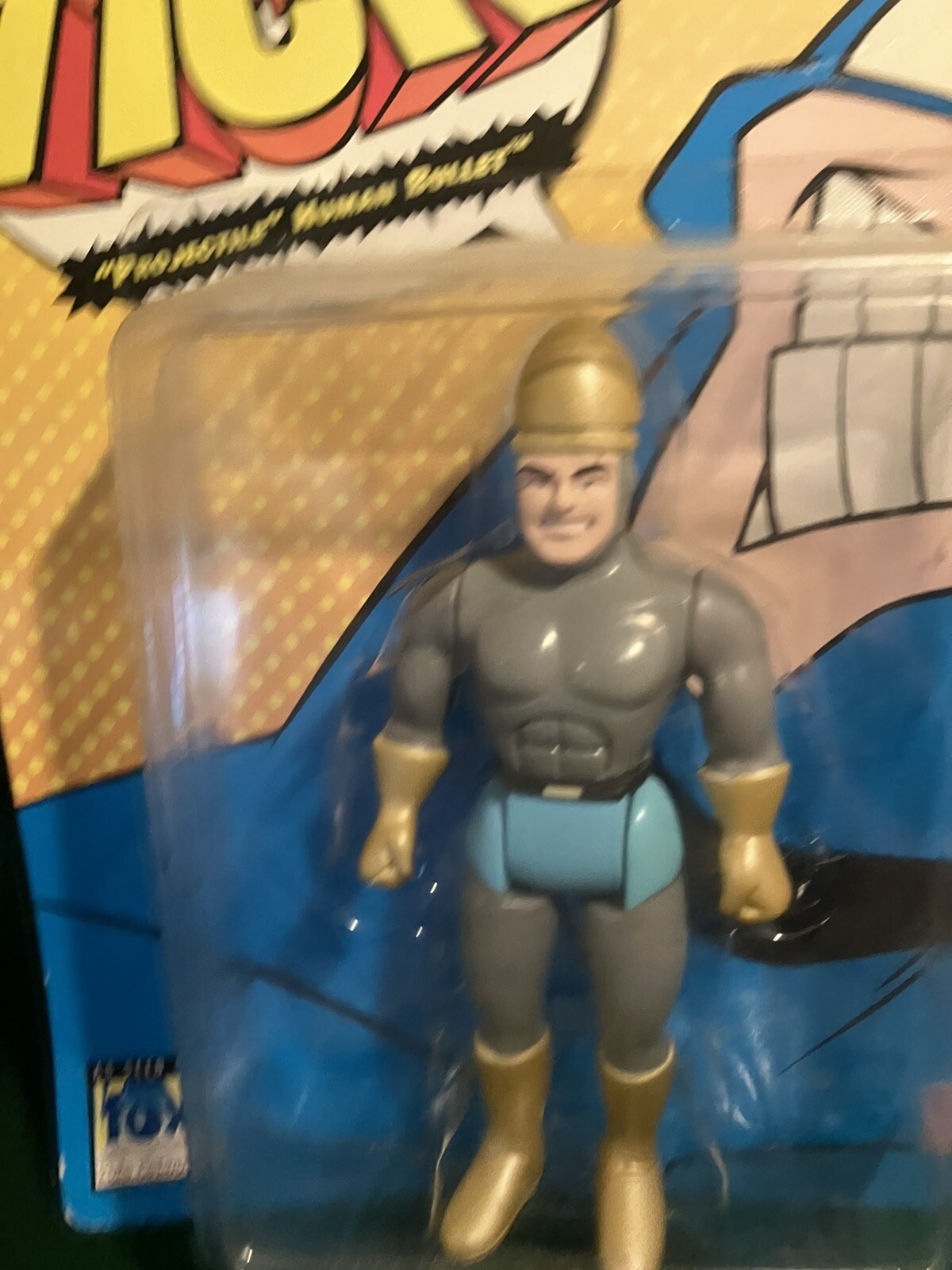 2 Different The Tick « Projectile » Human Bullet Action Figure By Ban Dai 1994 New