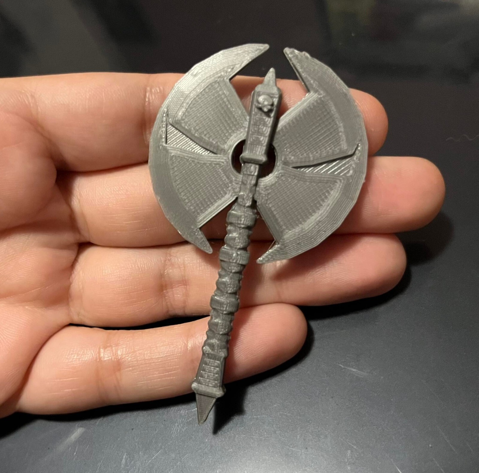 Custom Action Figure Accessory Battle Axe Weapon SC Version UNPAINTED 1/10 Scale