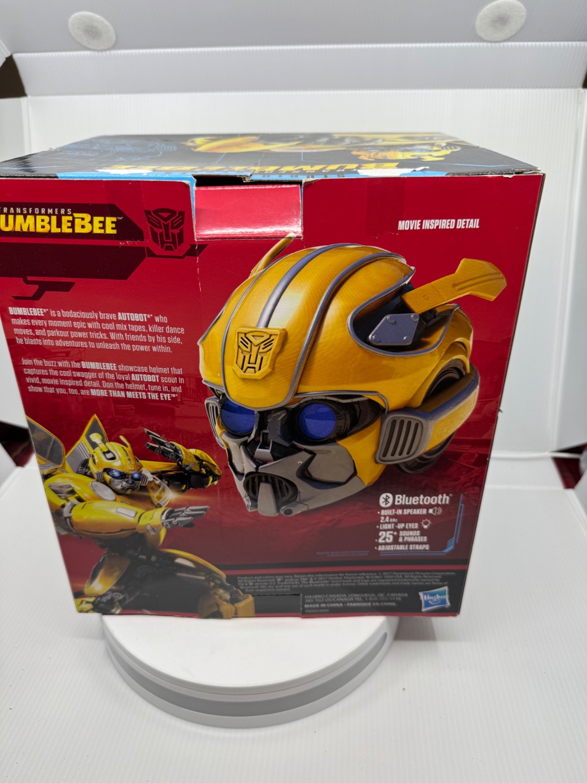 Transformers Bumblebee Showcase Helmet Bluetooth Target Exclusive