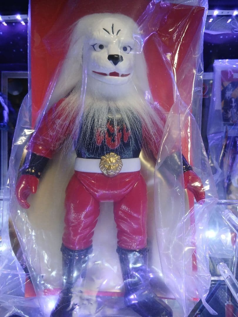 P-PRO Retro Sofubi Heroes KAIKETSU LION-MARU Flocked Version Toei Retro Sofubi