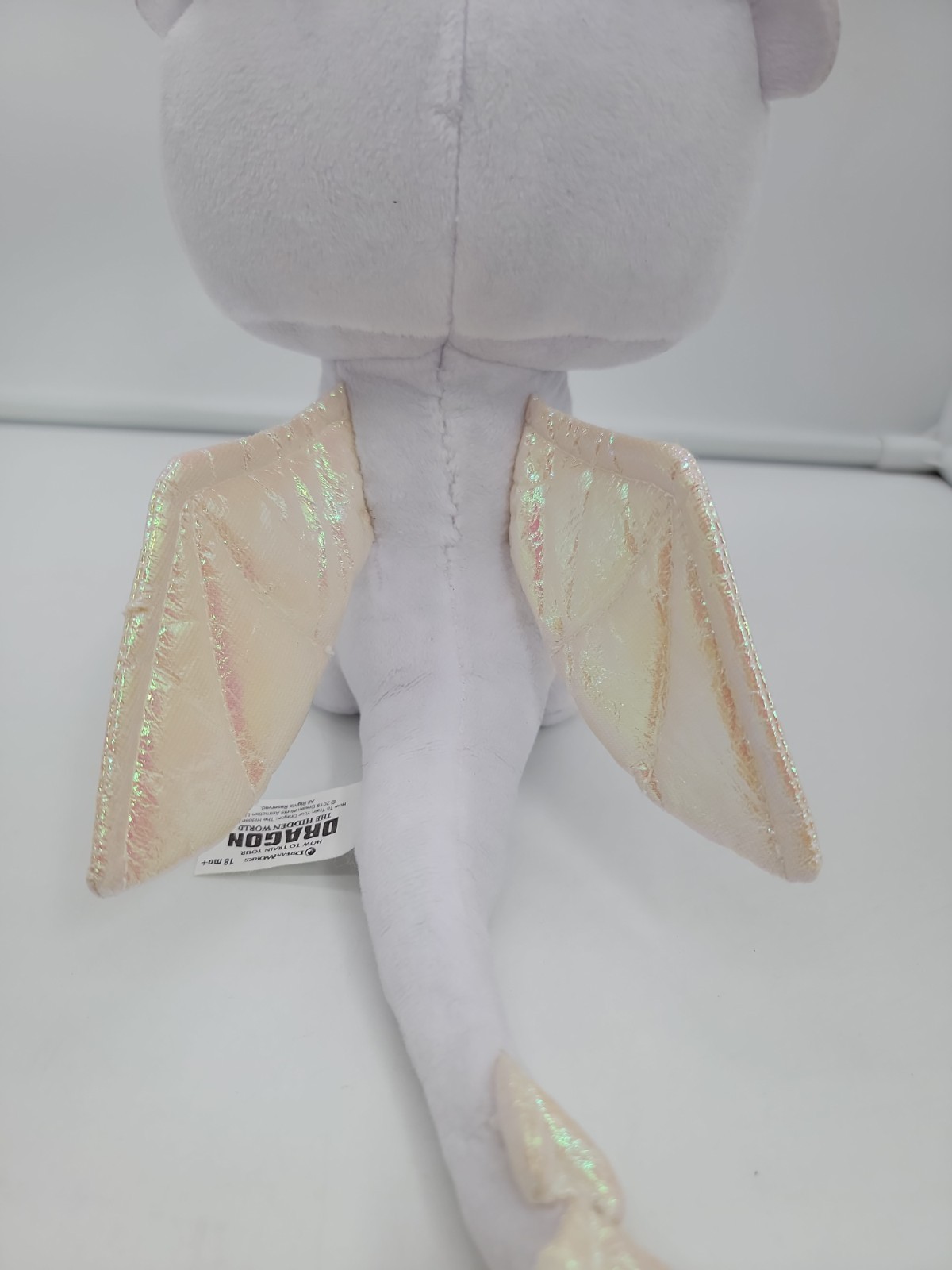 How to Train Your Dragon Hidden World Light Fury Plush 12&Prime; Long Shiny Wings Toy