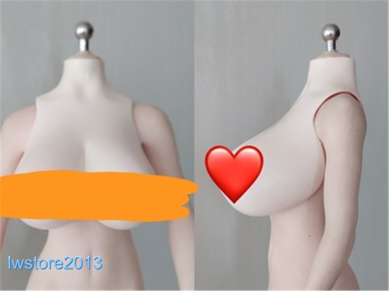 1:6 Normal Skin Small Breast Bust Cover Model For 12 » Female TBL Figure Body