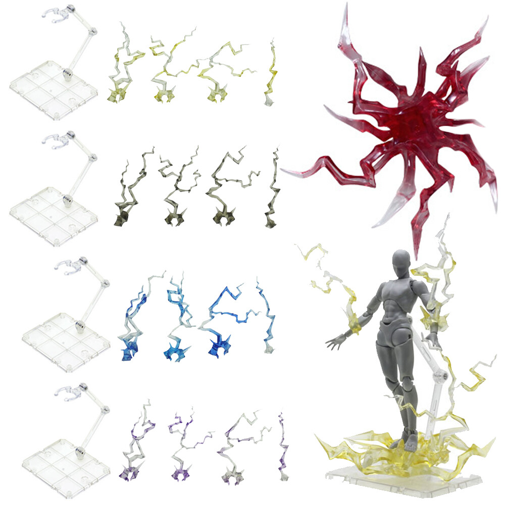 For Model Tamashii Effect Lightning Thunder 1/12 Figma Figure Stand Holder Base