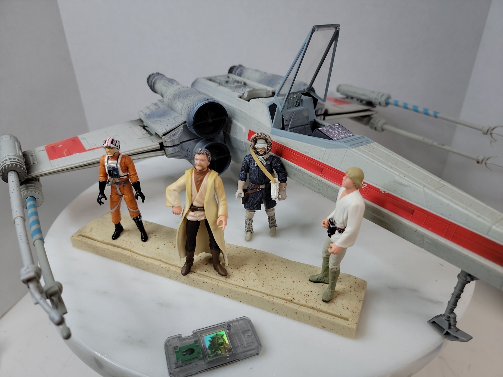 Kenner Star Wars X-Wing Fighter Luke Skywalker Han Solo Uncle Owen POTF