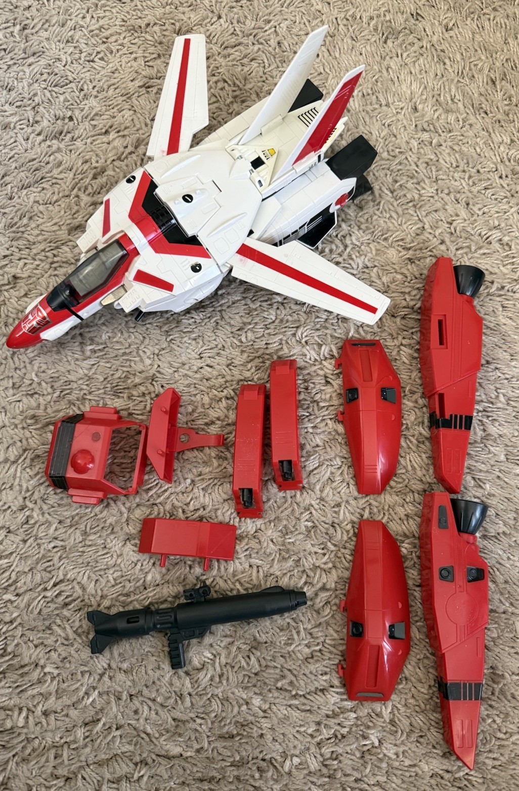G1 1985 JETFIRE Very Near COMPLETE AUTOBOT EMBLEM VINTAGE G1 TRANSFORMERS