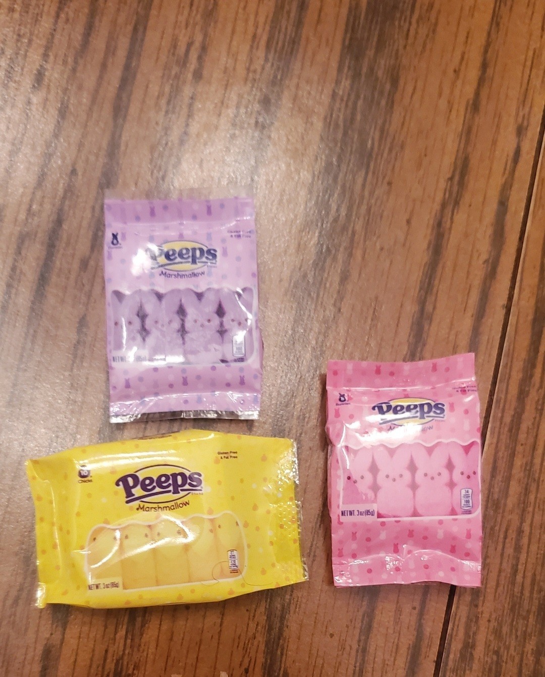 Zuru Mini Brands PEEPS Easter Candy Lot Pink, Purple Bunnies & Yellow Chicks