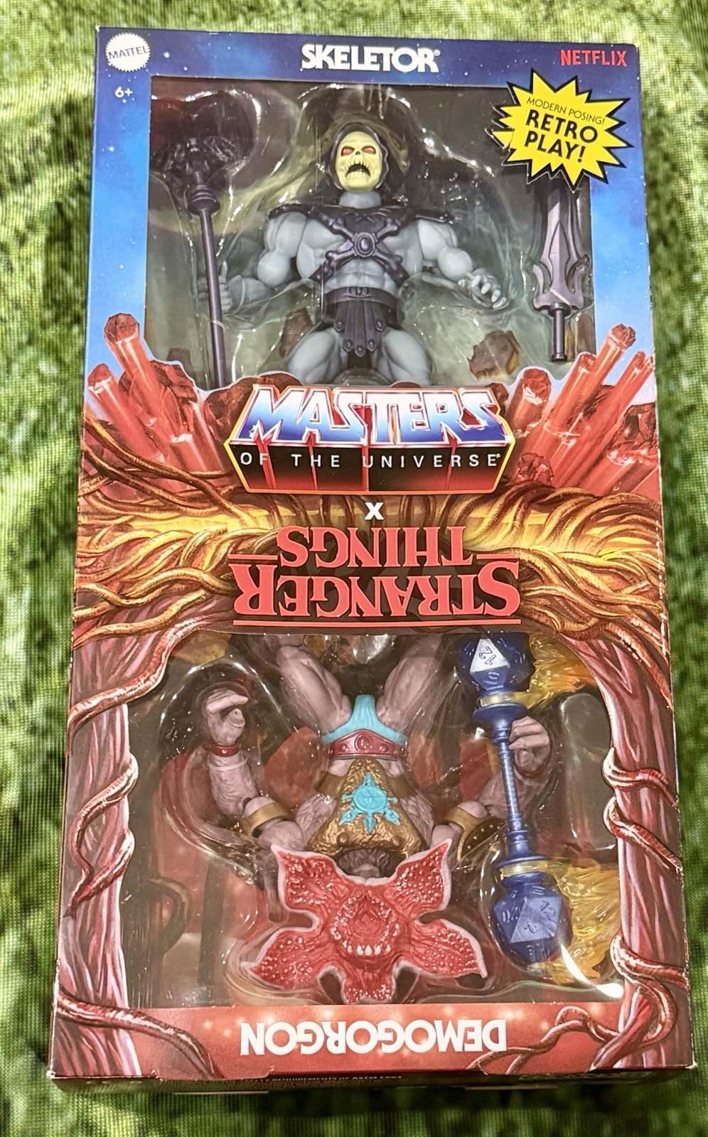 Masters of the Universe X Stranger Things Skeletor & Demogorgon Action Figure