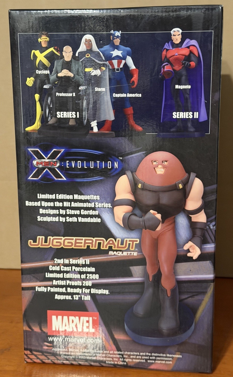 JUGGERNAUT Maquette Statue X-Men: Evolution Hard Hero Artist Proof 25/200