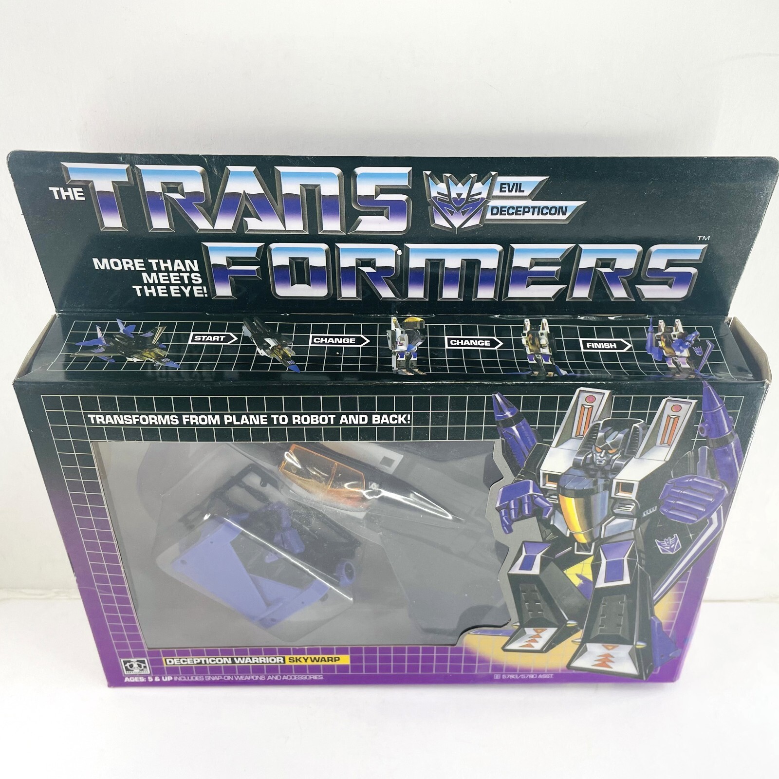 Transformers G1 Skywarp Decepticon Warrior Action Figure Toys Reissue in New Box
