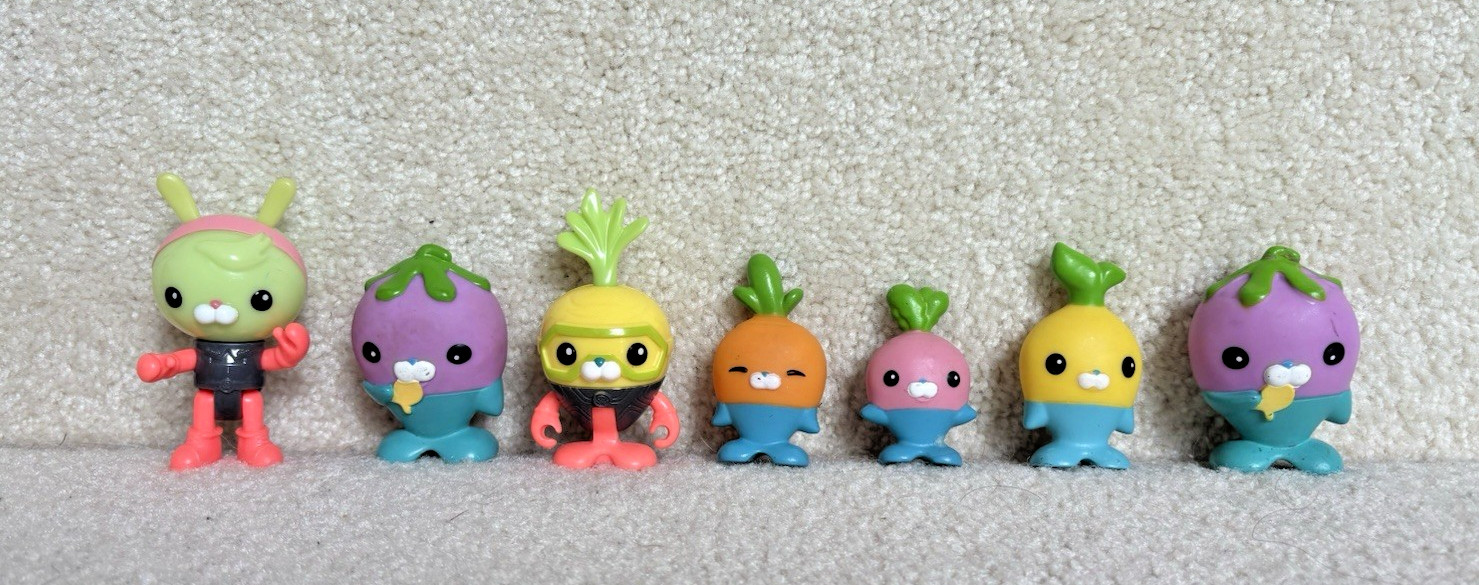 Fisher Price Octonauts Vegimals Figures- Lot of 7, plus Teak
