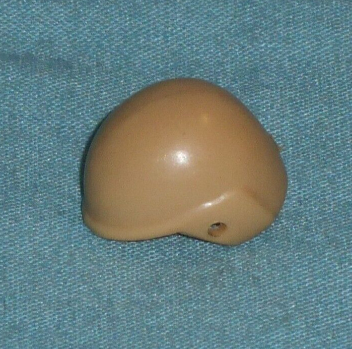 vintage G.I. GI JOE gijoe tan CLUTCH HELMET part FREE SHIP