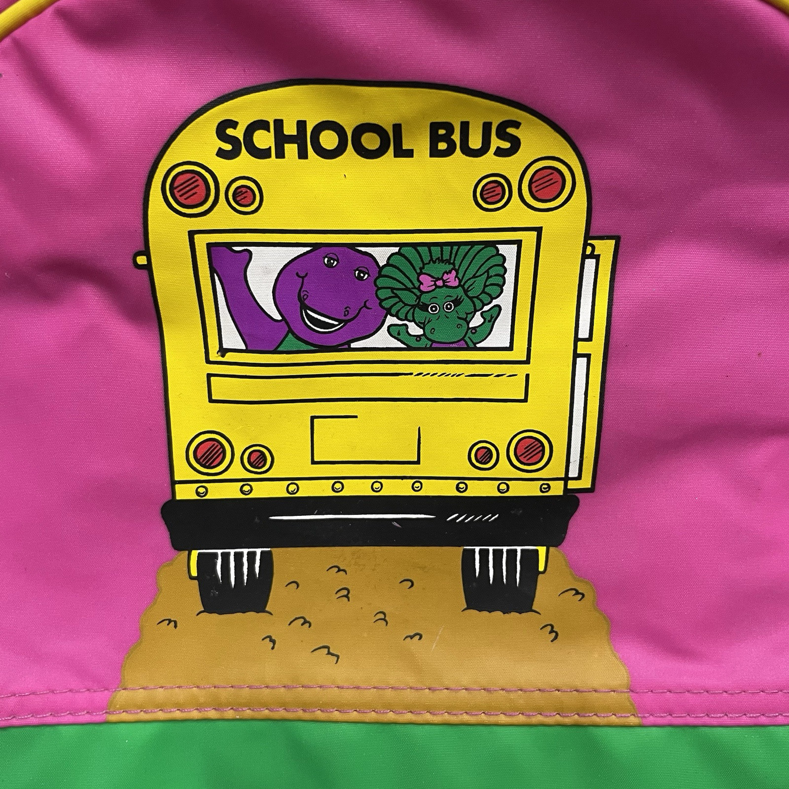 Barney And Baby Bop Back Pack The Lyons Group Pre Owned Damaged Vintage 1992