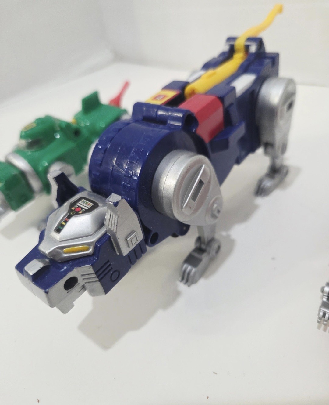 Voltron Mighty Lion Force Third Dimension Red, Green & Blue Lions Lot 1998