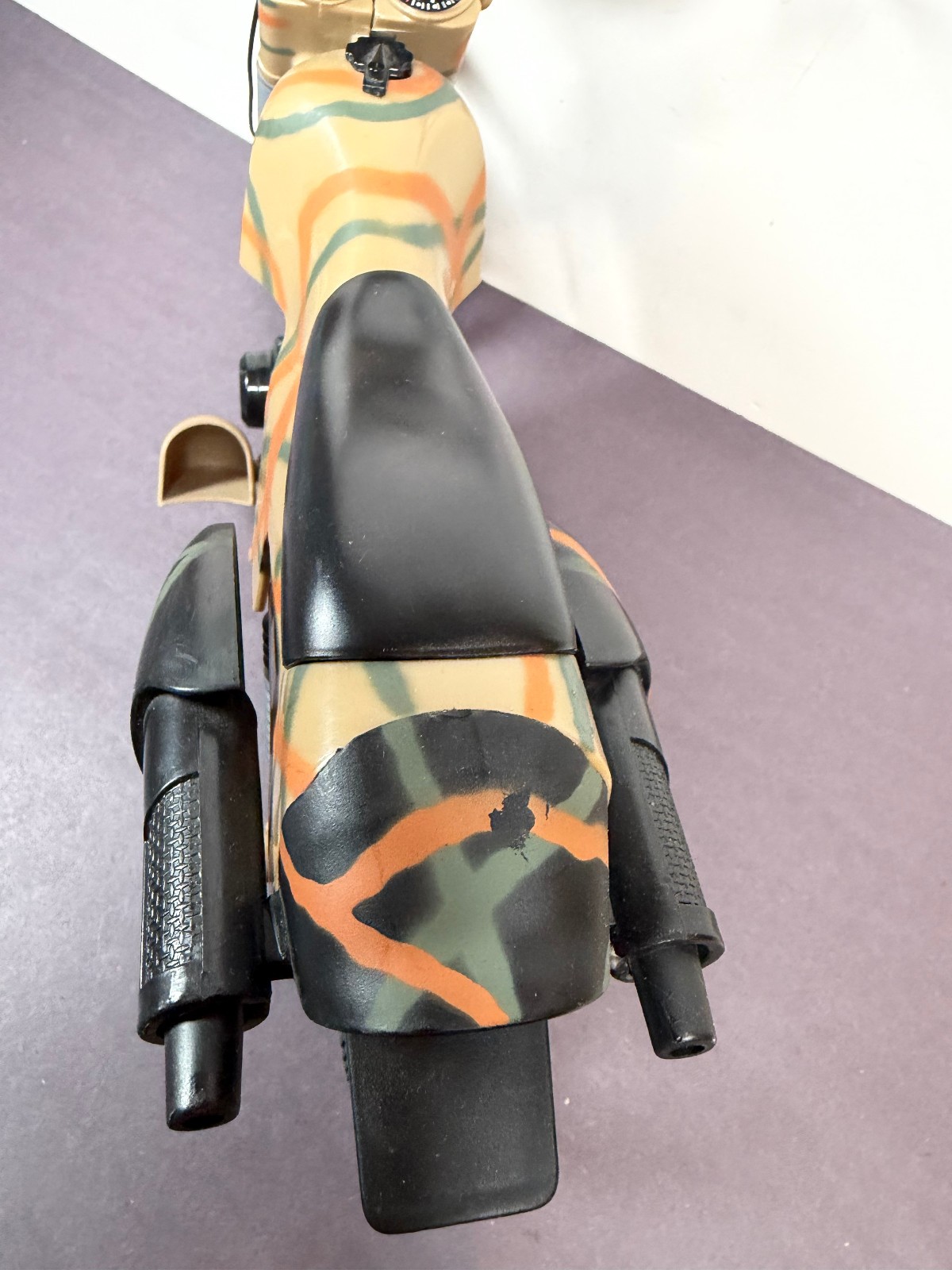 GI Joe ARMY RANGER ATTACK CYCLE 12&Prime; Action Figure 1/6 Scale Motorcycle 2002