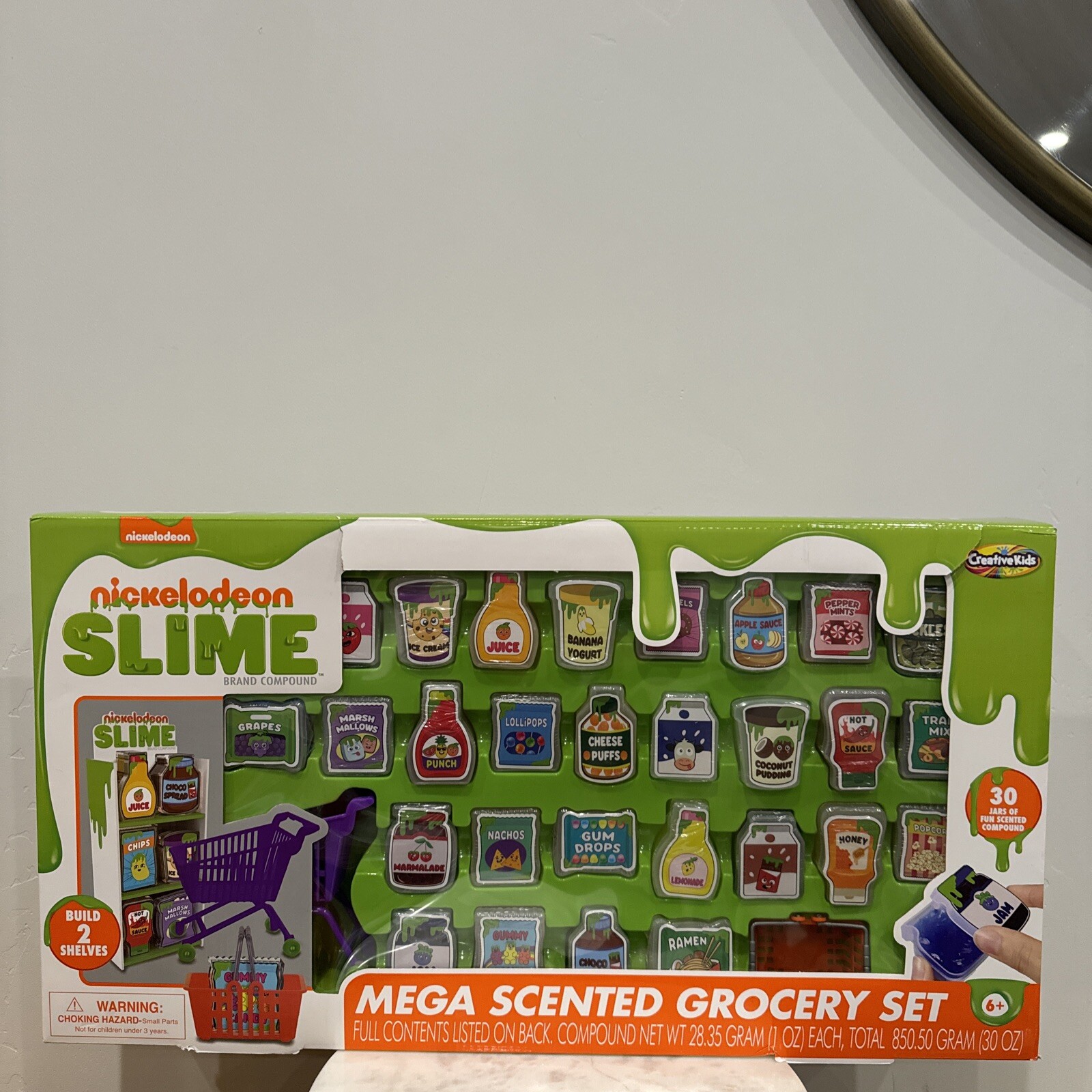 NICKELODEON MEGA SCENTED GROCERY SET 30 JARS OF FUN SCENTED COMPOUND **NEW**