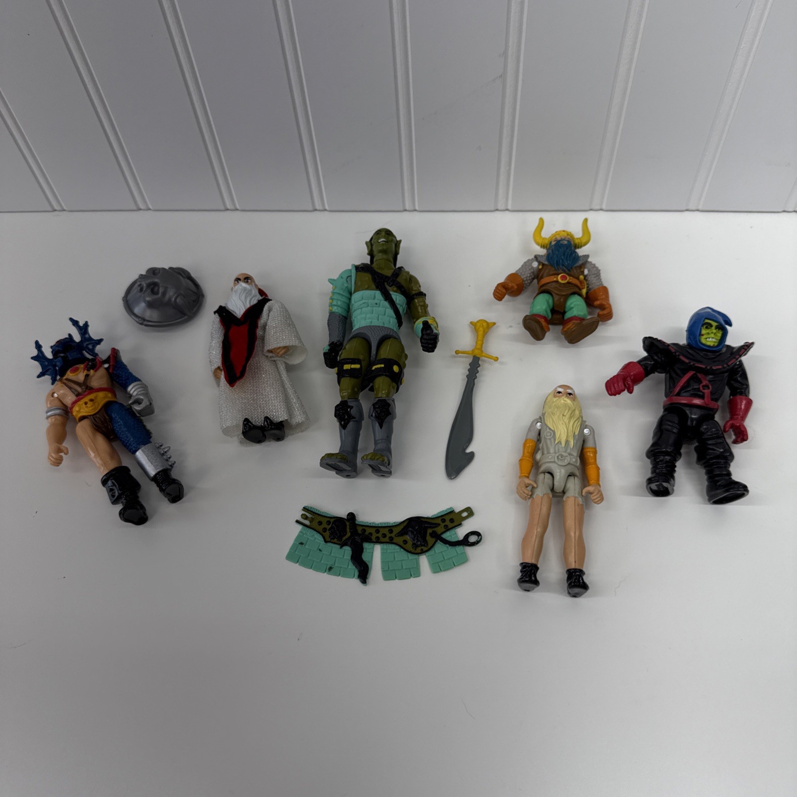 1983 LJN Advanced Dungeons & Dragons Figures Lot with Accessories Shield Sword
