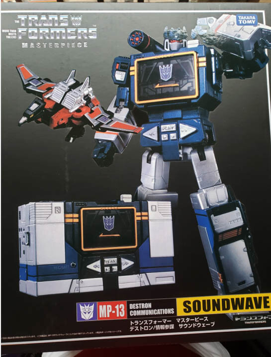 TAKARA TOMY Transformers Soundwave 10&Prime; Figure MP13 Masterpiece Robot New In Box