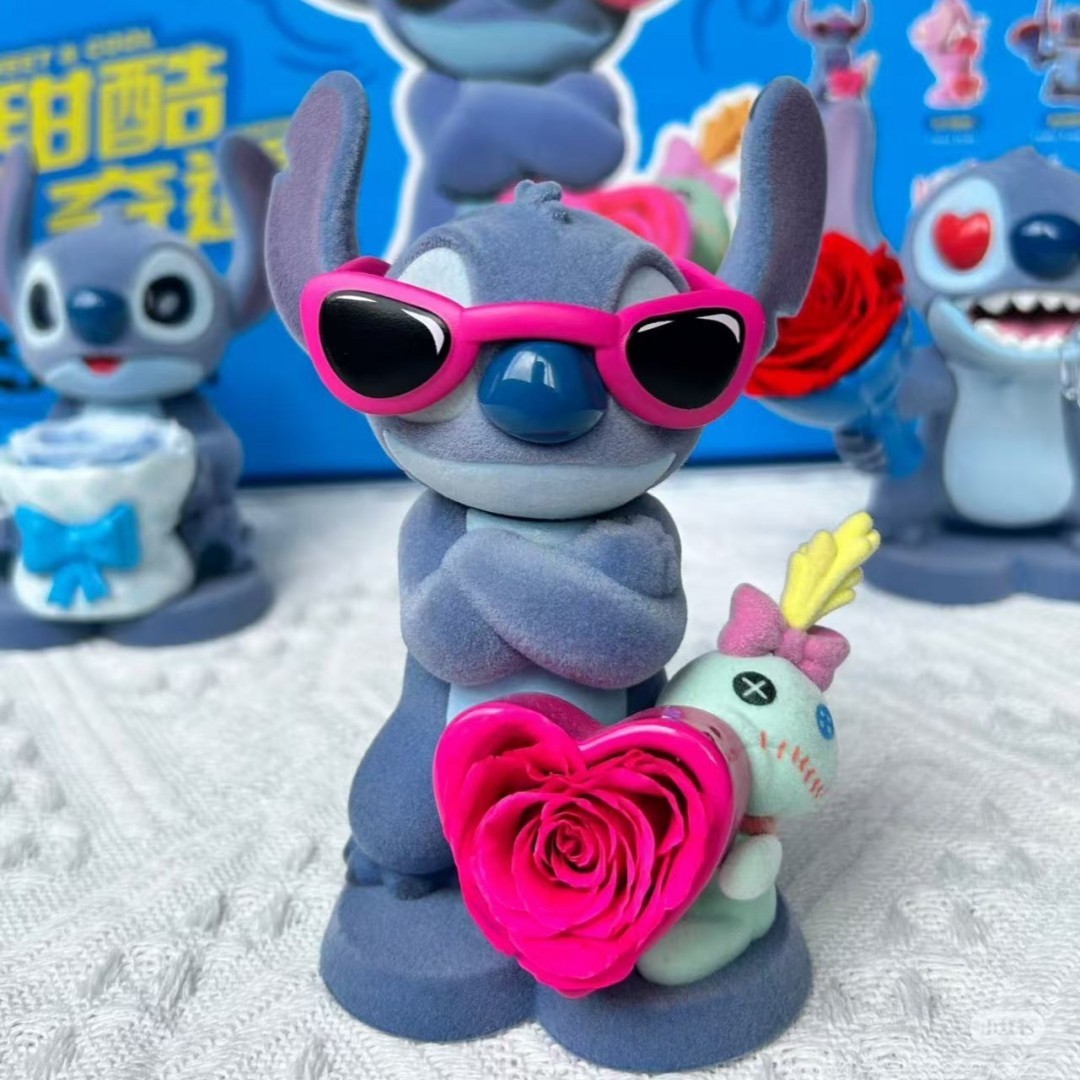 Bestine Stitch Sweet & Cool Adventure Series Confirmed Blind Box Figure Toy Gift
