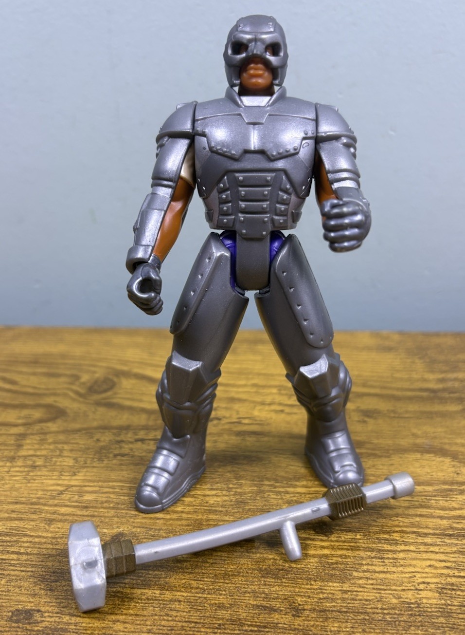 1997 Kenner DC Steel John Henry Jones “Hardened Steel” Body Suit Figure 5” Loose