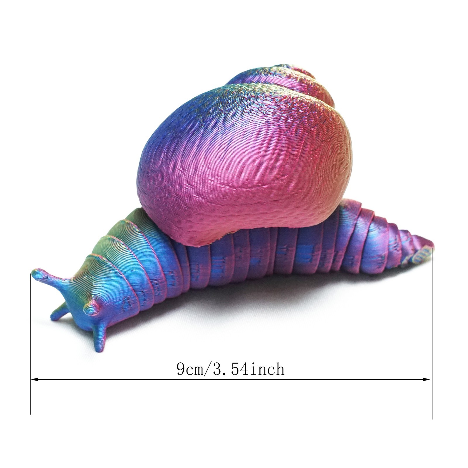 3D Printed Snail Model,Articulated Animals figure,Fidget Toys Home Decor
