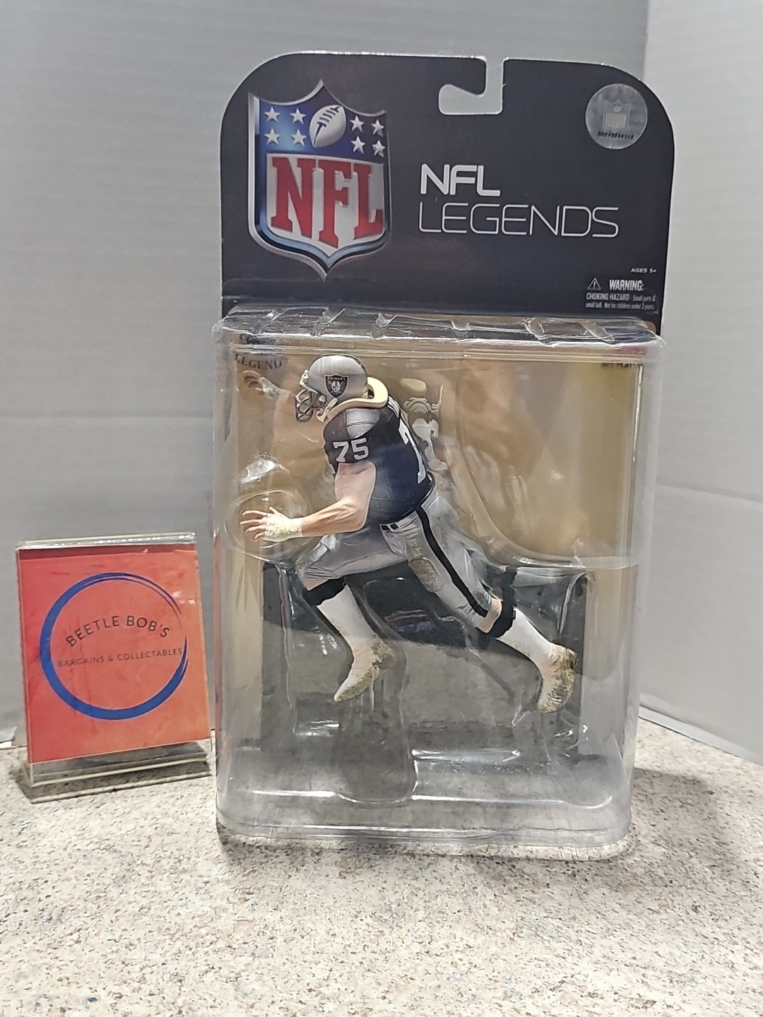 McFarlane 2008 NFL Oakland Raiders Howie Long #75 Legends 4 Series