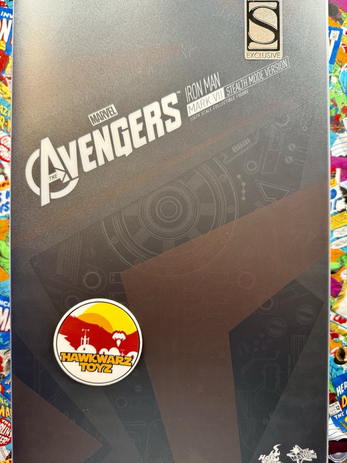 Hot Toys Marvel Iron Man 3 Iron Man Mark VII Stealth Mode MMS282 1/6 Sideshow