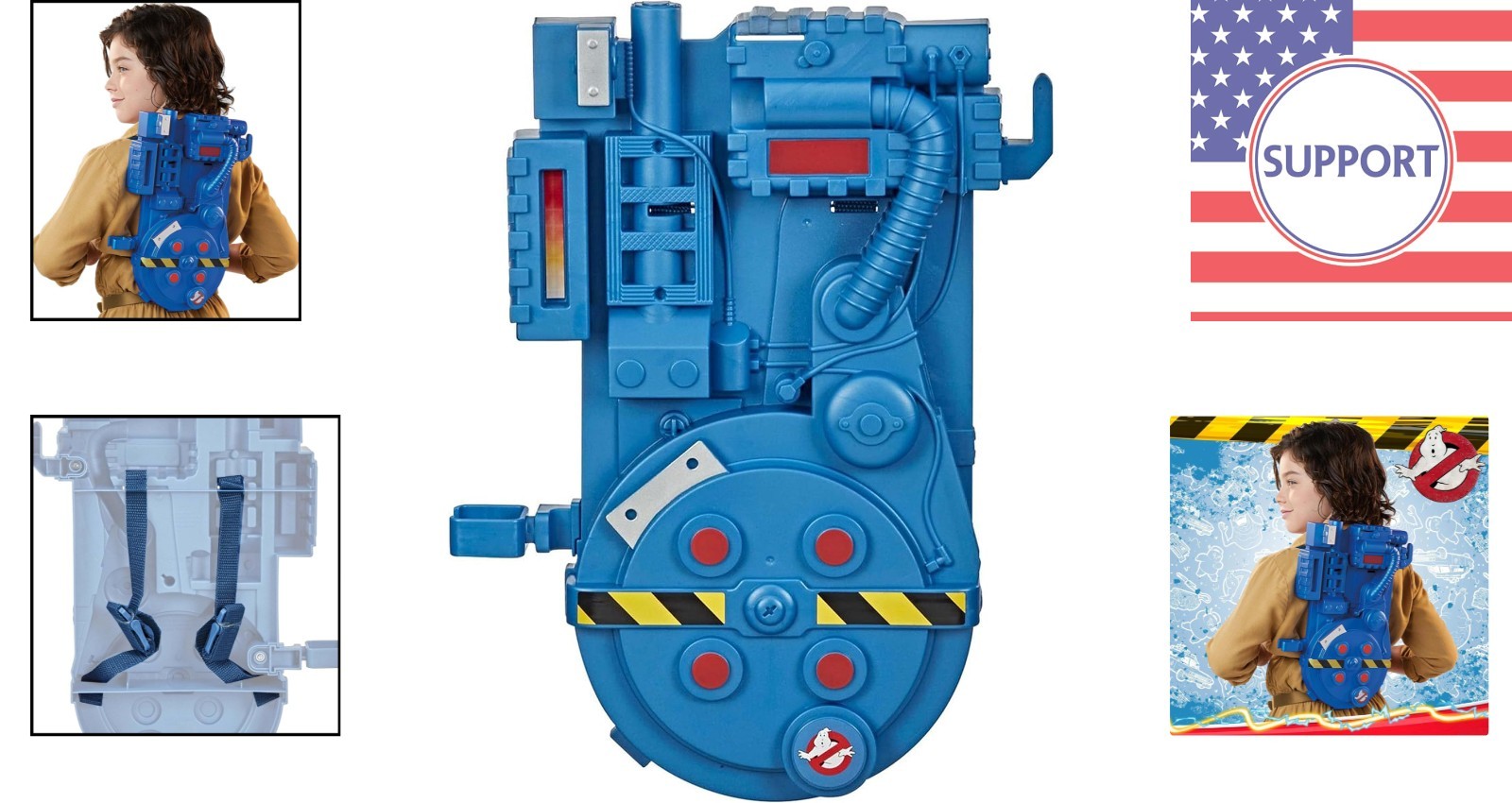 Battery-Powered Proton Pack Roleplay Gear for Kids – Join the Ghostbusting Fun!