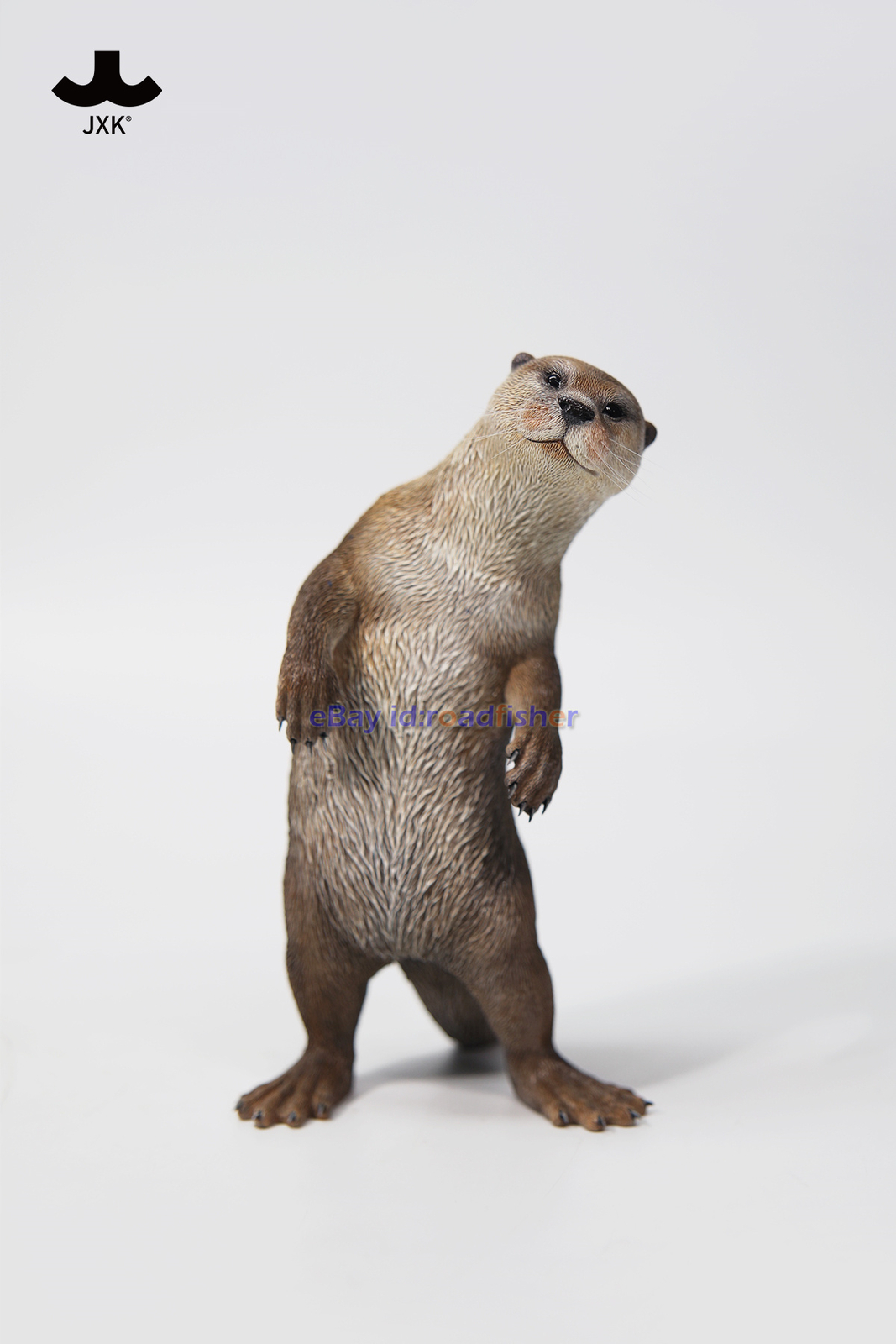 JXK 1/6 Scale Eurasian River Otter Model Animal Figure Scene Decor Kids Toy
