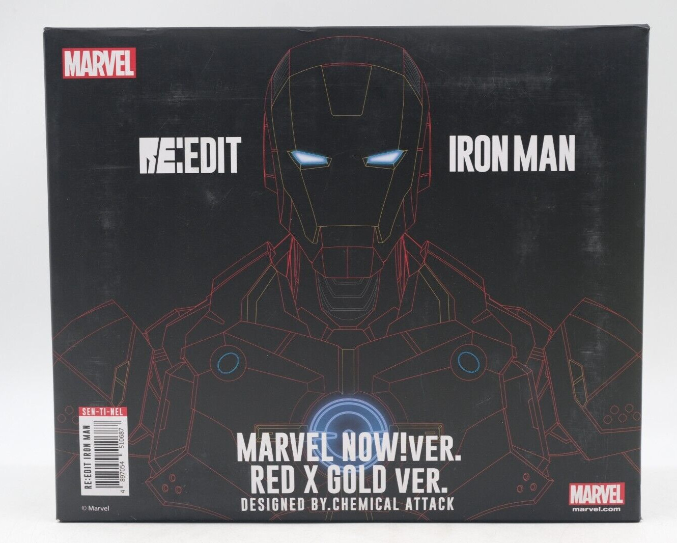 Sentinel Re:Edit Iron Man Marvel Now Red And Gold Ver. #07 New Open Box