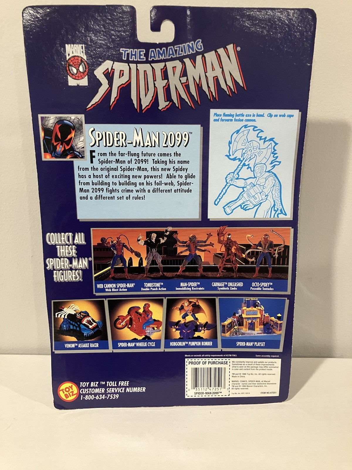 1996 ToyBiz Spider-Man TAS LOT SPIDER-MAN 2099+SPIDER-WOMAN MOSC BRAND NEW DAY !
