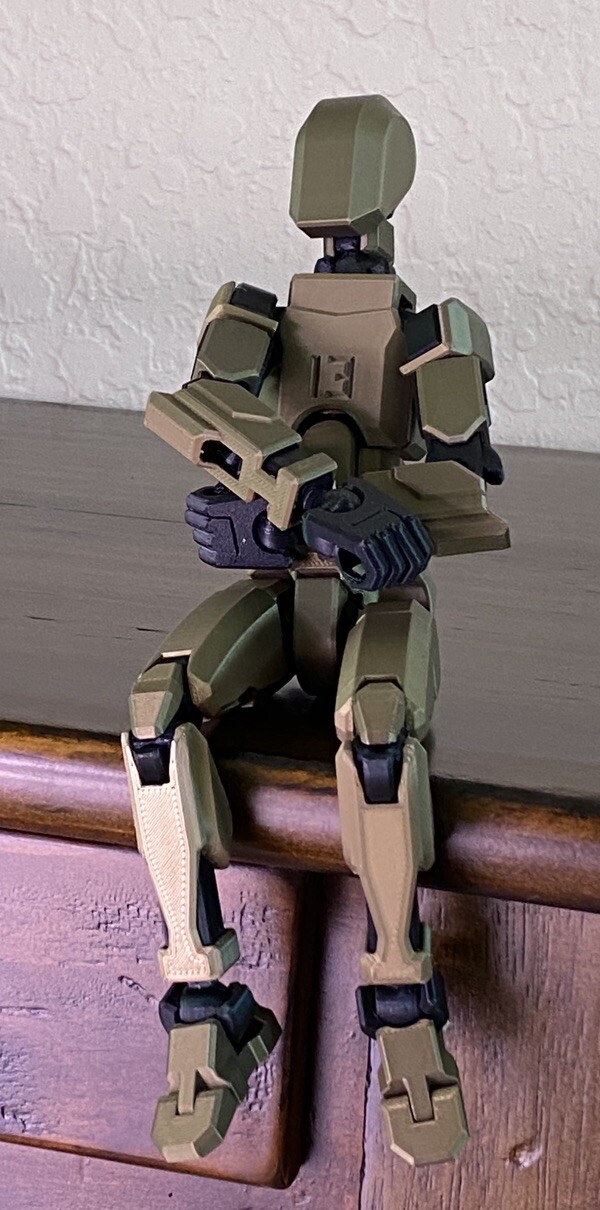 BIG Dummy 13 BRONZE Posable Action Figure Articulated Mannequin – 27 cm