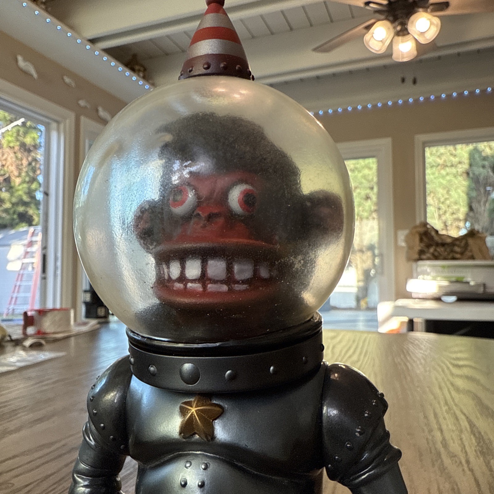 Kikkake Space Iron Monkey Sofubi Soft Vinyl Sofvi Art Toy Medicom
