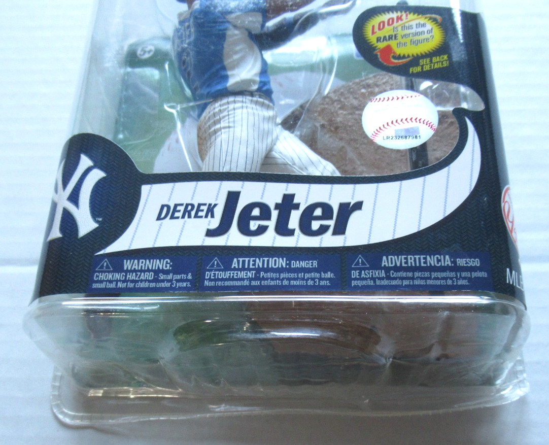 MCFARLANE DEREK JETER MLB 31 YANKEES ALL-STAR CL VARIANT /1000 6&Prime; FIGURE SEALED
