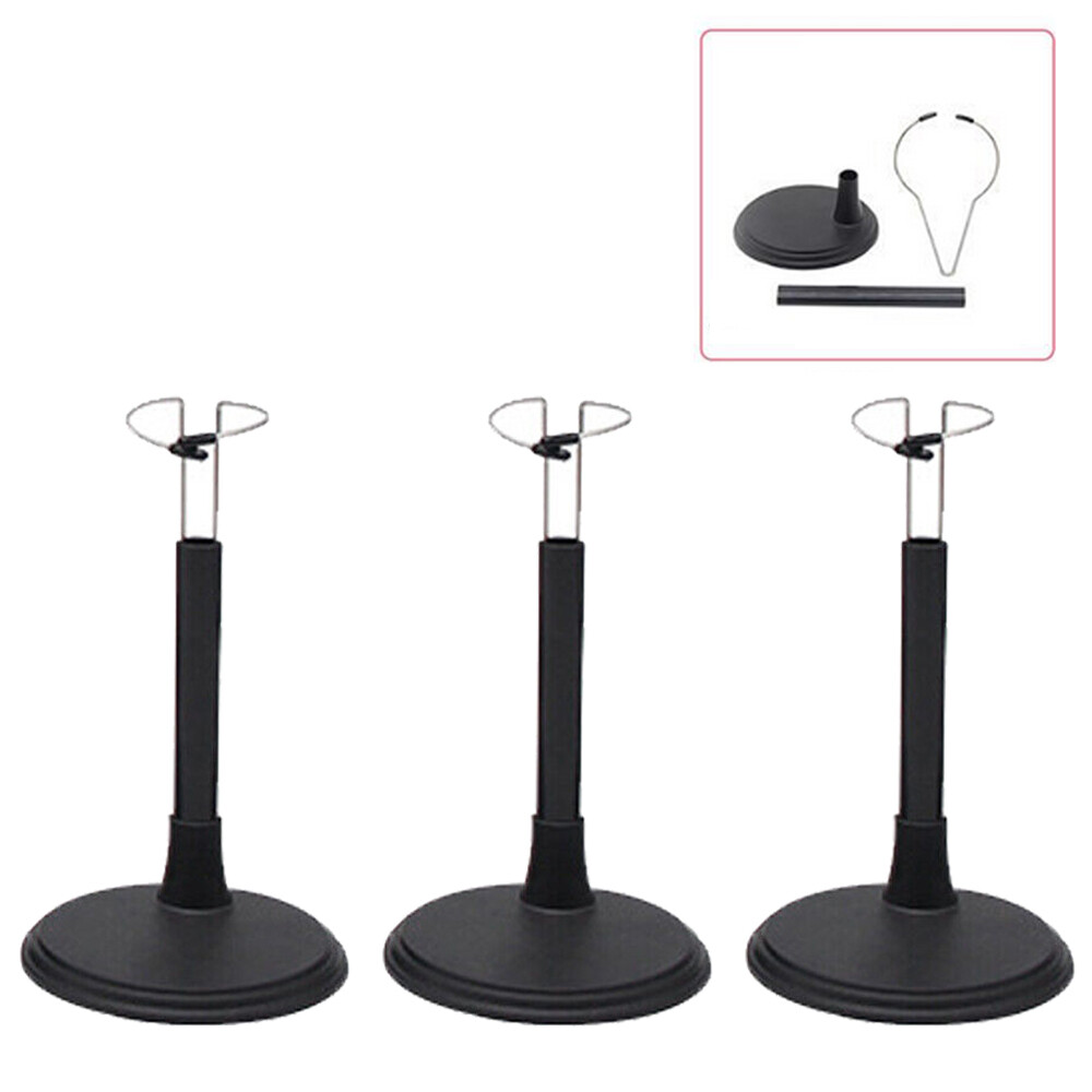 US 3Pcs Doll Stand Base Holder C Type for 8&Prime; ~ 12&Prime; Action Figures Toy Collection