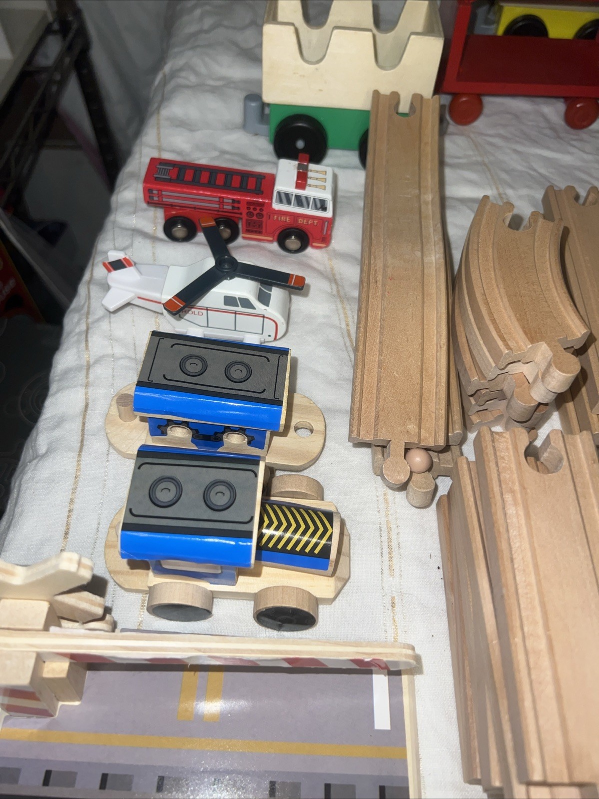 Thomas And Friends Multicolor Train Mixed Lot Wooden Track Figures Accessories