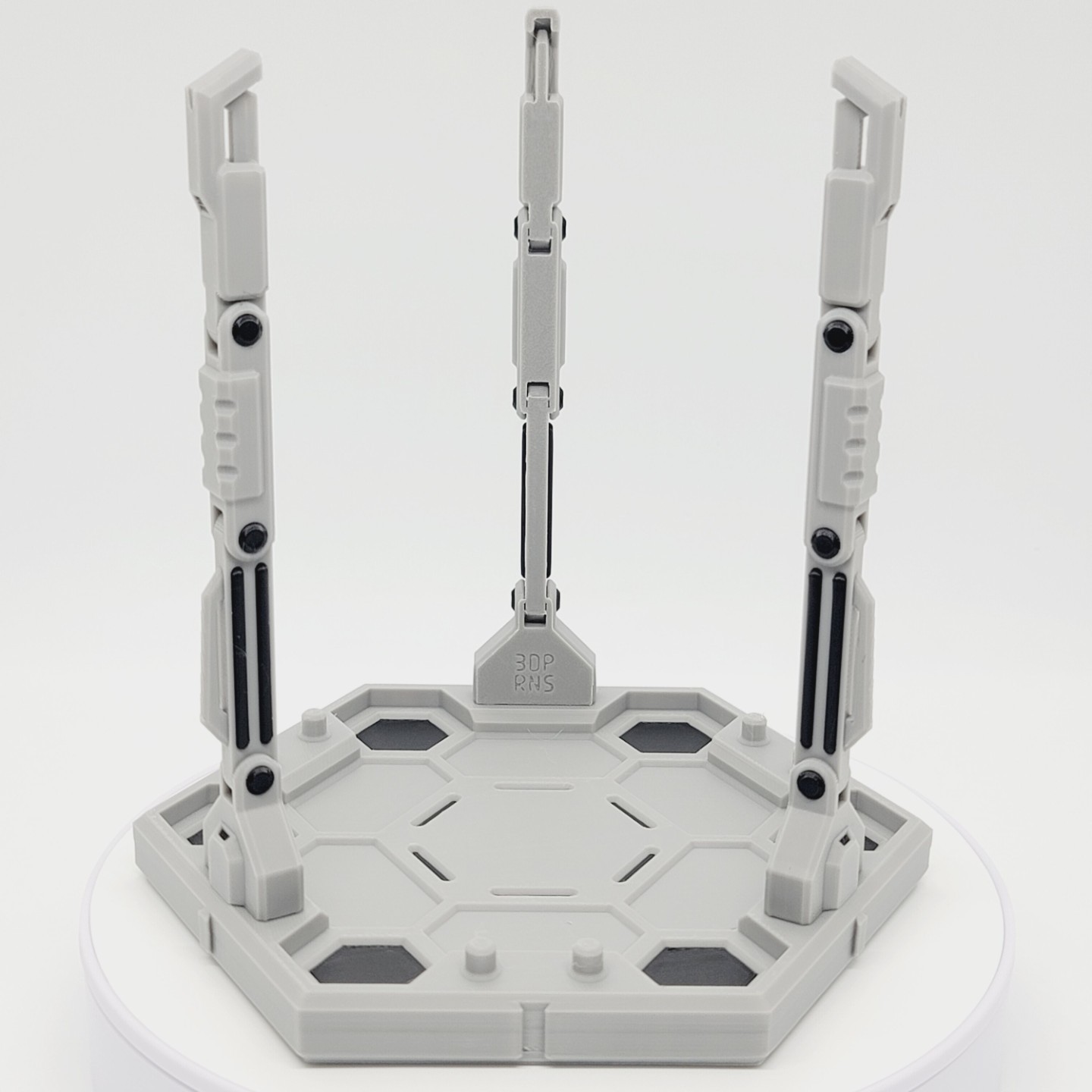 Hexa Base for 1:12 Scale Action Figures | Robot Mech Fortress | 3D Printed Toy