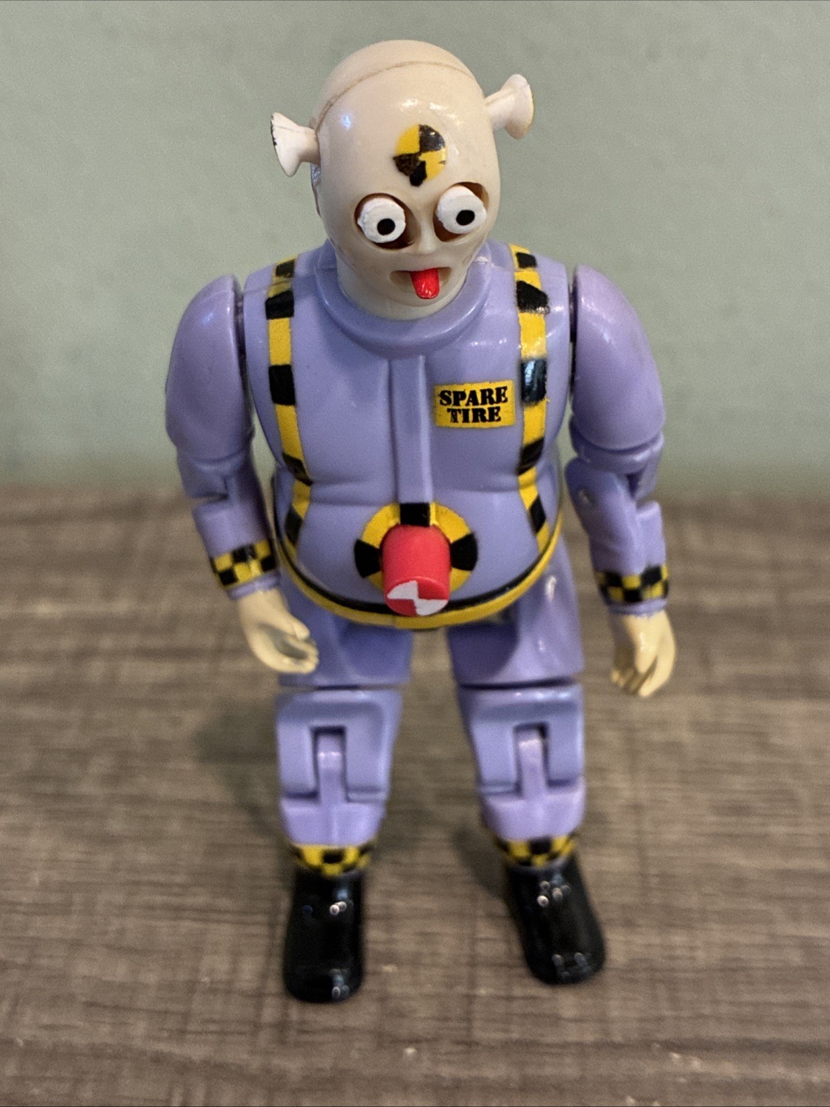 VINTAGE 1991 TYCO CRASH DUMMIES SPARE TIRE. EYES & EARS WORK ACTION FIGURE