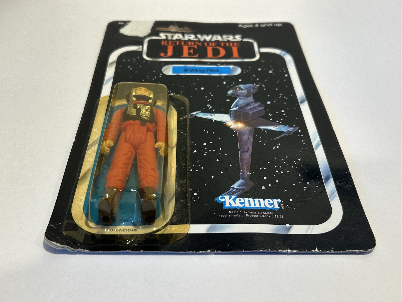 B-WING PILOT – 77 BACK – NEW & Sealed (Vintage Star Wars Figure) 1983 ROTJ