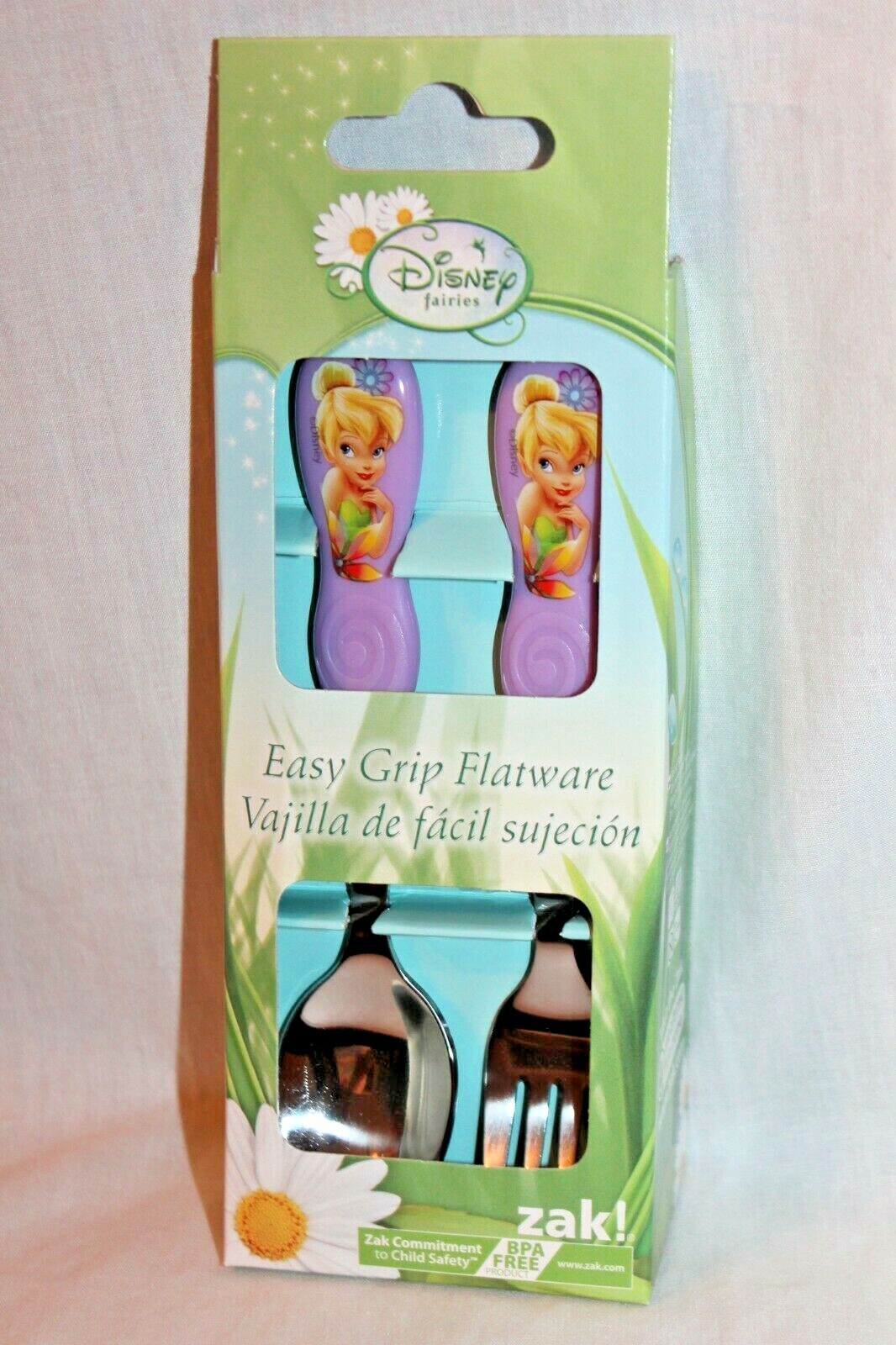 NEW DISNEY FAIRIES SET FORK AND SPOON ZAK