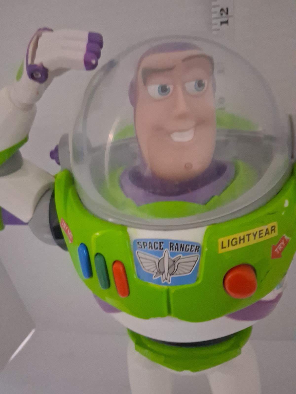 Disney Pixar Buzz Lightyear Everything Works Lights Lazer Etc.