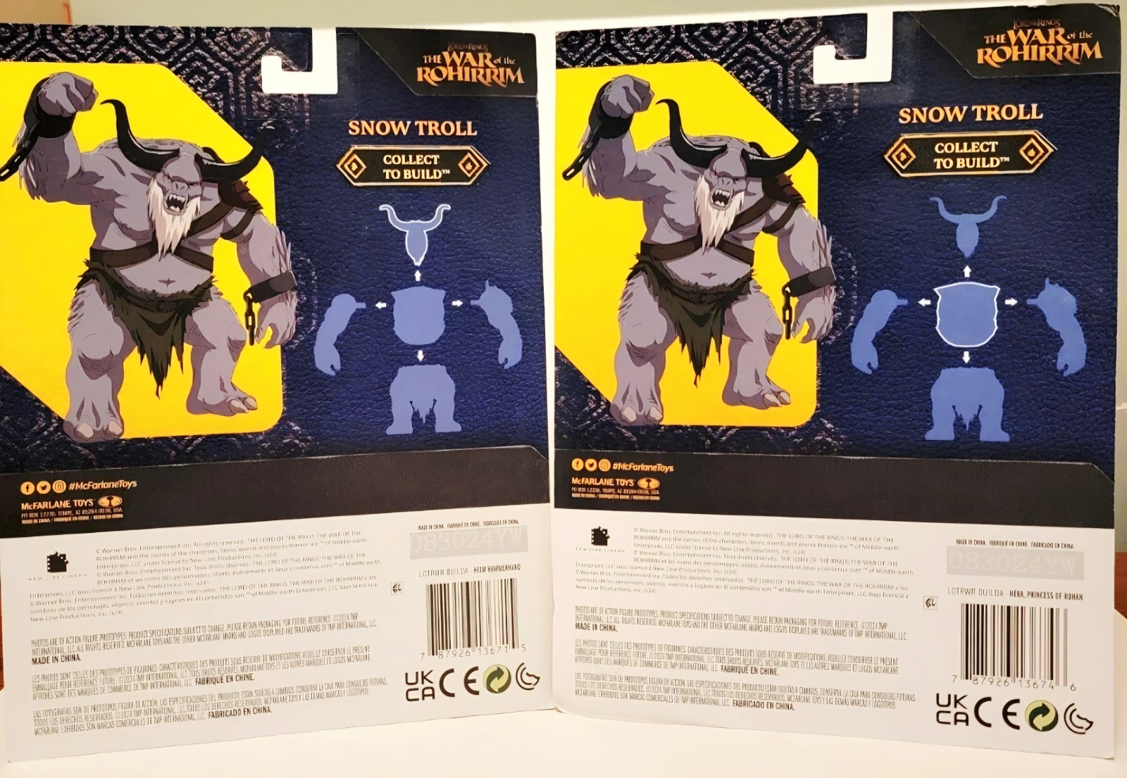 The Lord of the Rings: The War of the Rohirrim Build-A-Figure Bundle of 4 NEW