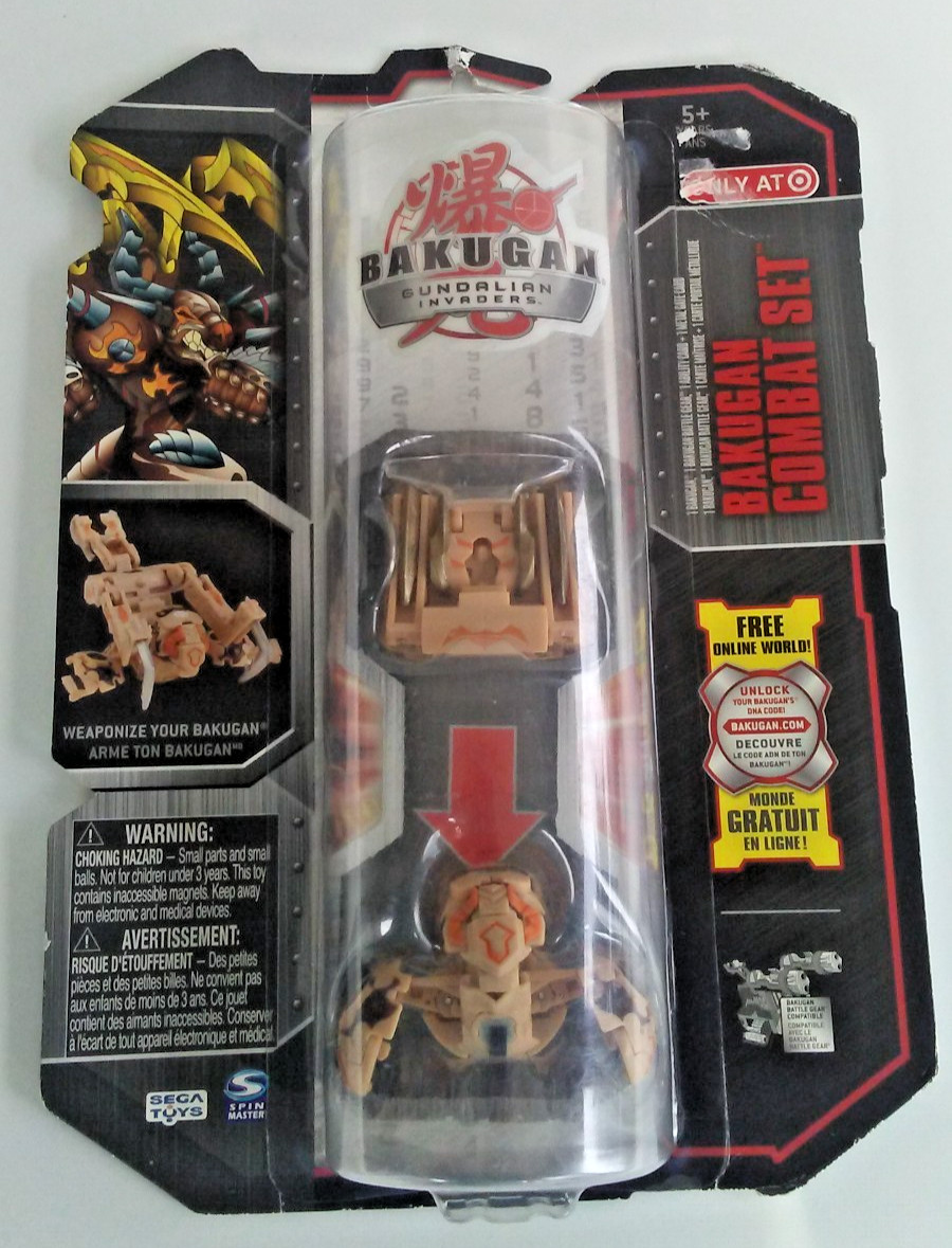 Bakugan Gundalian Invaders Combat Set: Sabator and Chompixx – Sealed/New