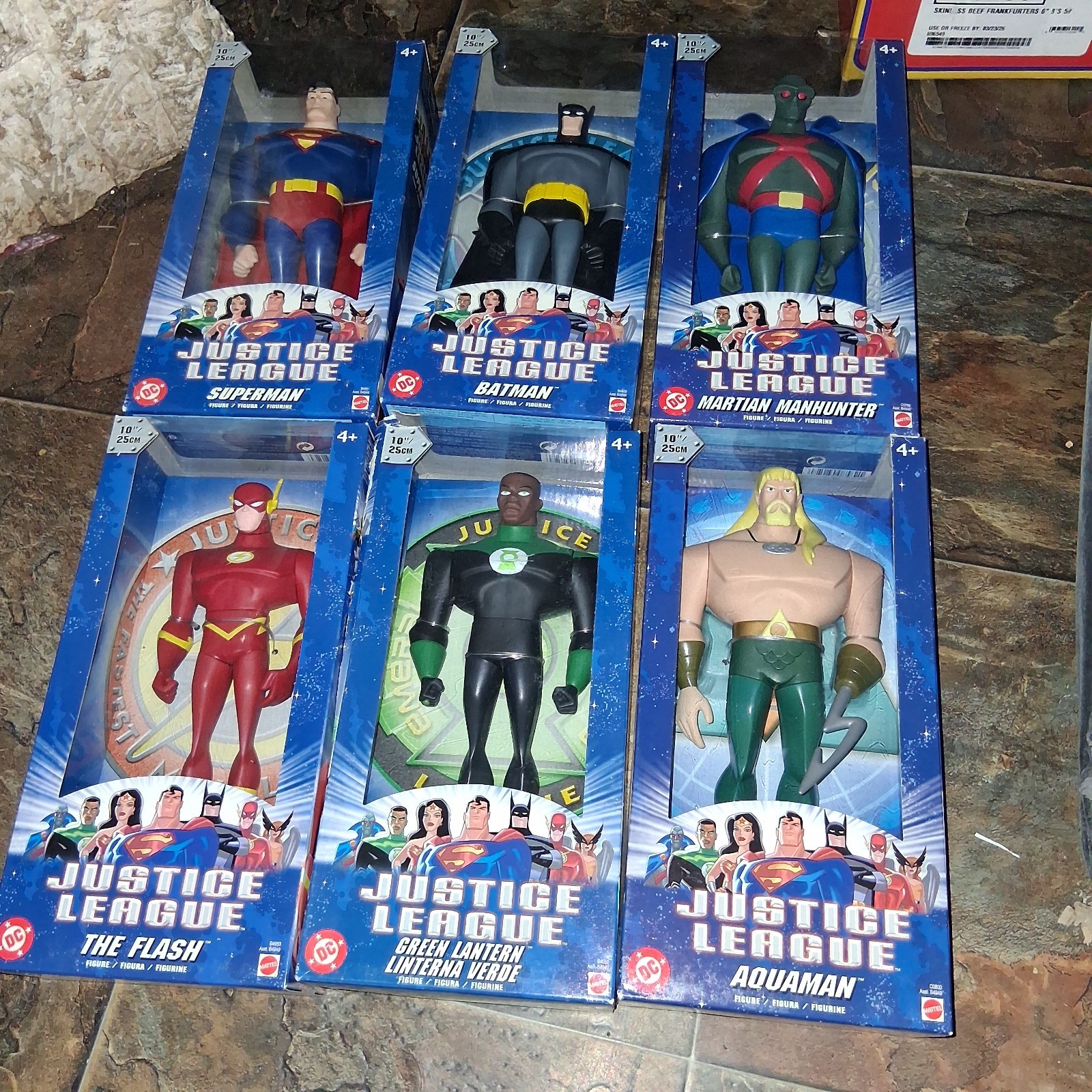 10&Prime; Justice League Unlimited figure lot – JLU 10 inch The Flash Batman Lot