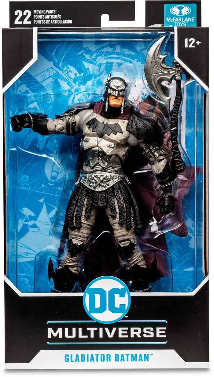 DC Multiverse Comics 7&Prime; Figure Dark Nights Metal – Gladiator Batman IN STOCK