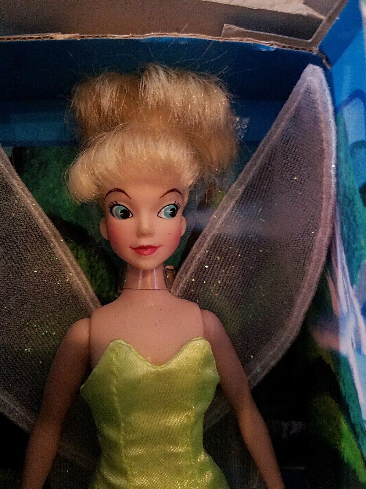 Applause Disney Classic Tinker Bell Doll in Box Peter Pan Story