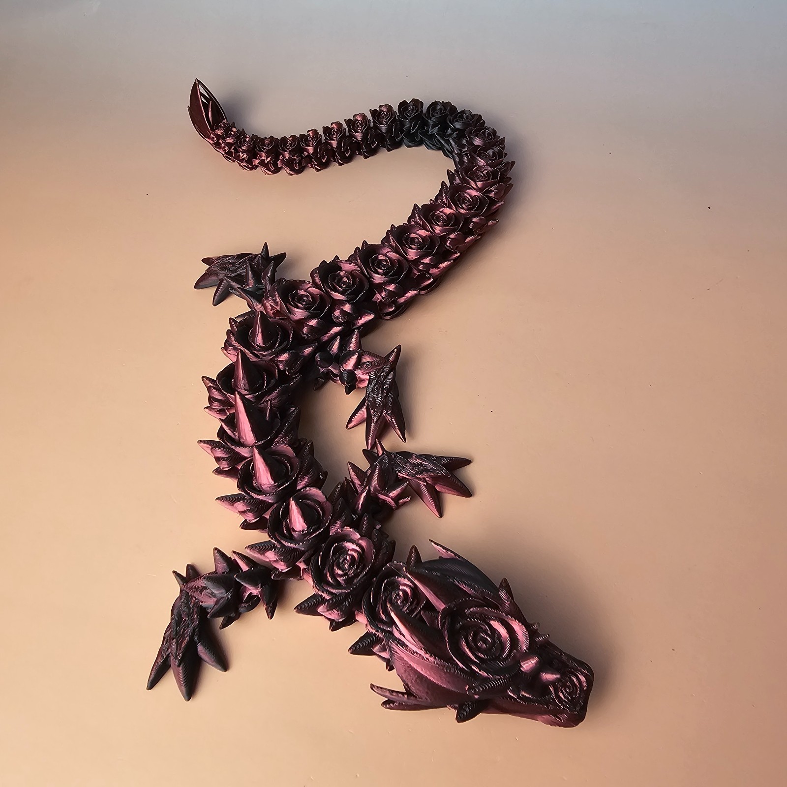 Rose Dragon 3D Printed