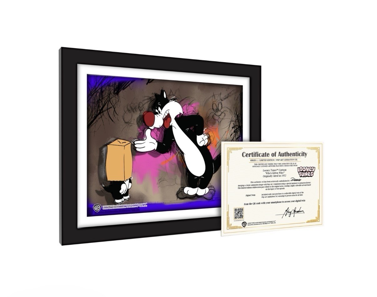 Who&rsquo;s Kitten Who? #1104 Looney Tunes Animation Cel Art Scene